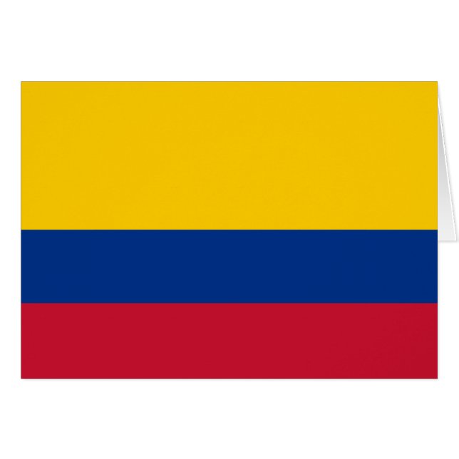Bandera de Colombia (Anverso (Horizontal))