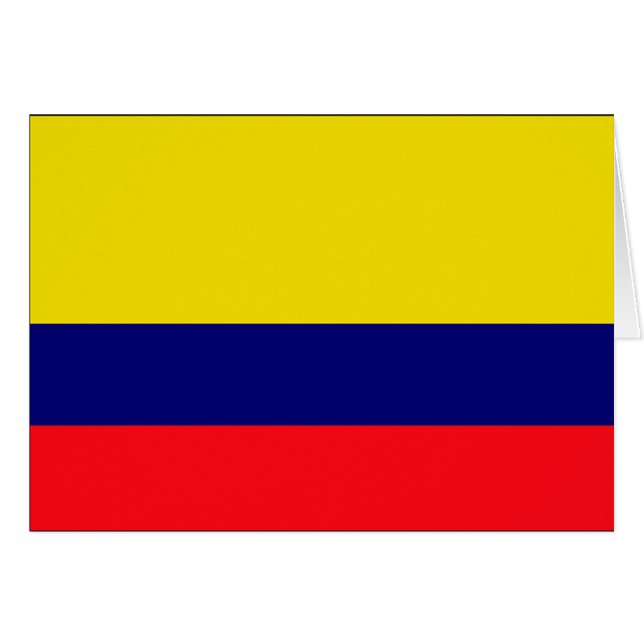 Bandera de Colombia (Anverso (Horizontal))