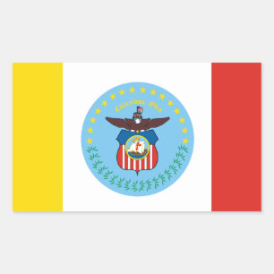 Bandera de Colón, Pegatina rectangular de Ohio