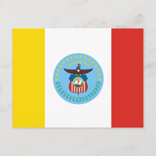 Bandera de Colón, postal de Ohio
