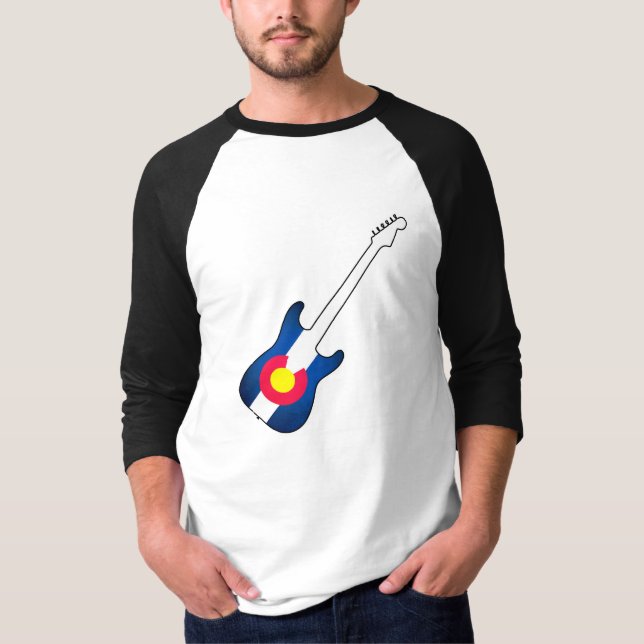 Bandera de Colorado: camiseta de reglan (Anverso)