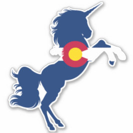 Bandera de Colorado, Pegatina de Unicornio