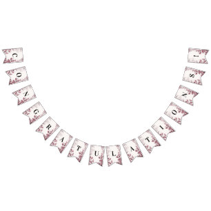 Bandera de connivencia moderna de hojas rojas