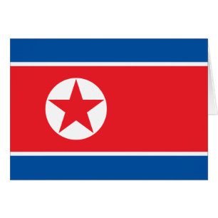 Bandera de Corea del Norte