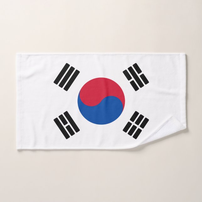 Bandera de Corea del Sur (Toalla de mano)