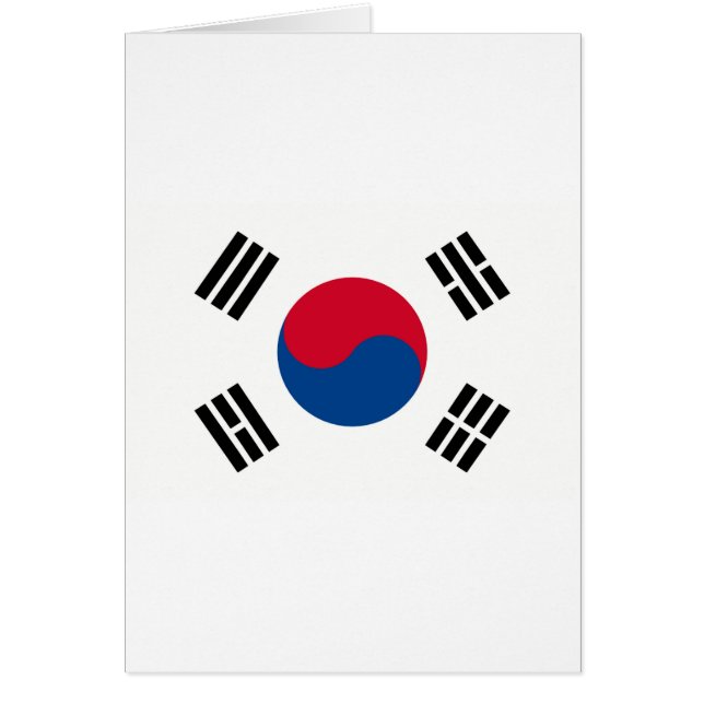 Bandera de Corea del Sur (Frente)