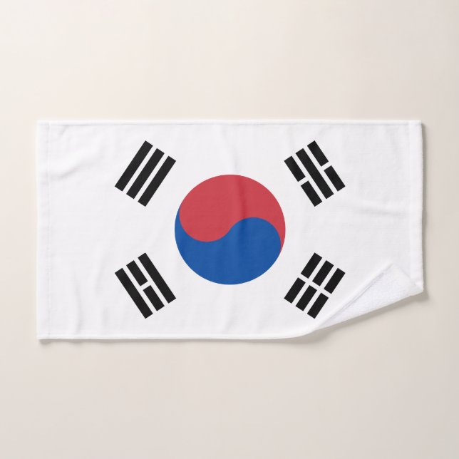 Bandera de Corea del Sur (Toalla de mano)