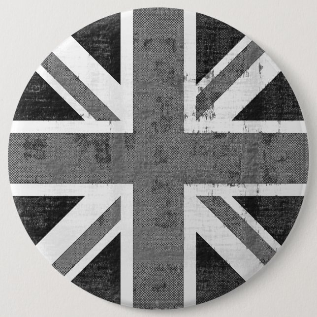 Bandera de cosecha Botón Cuadrado del Reino Unido (Anverso)