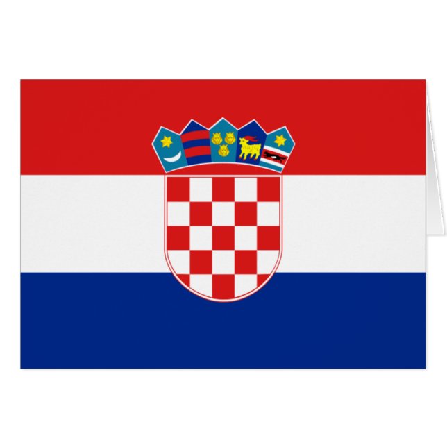 Bandera de Croacia (Anverso (Horizontal))