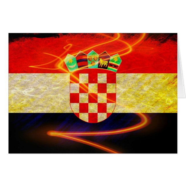 Bandera de Croacia (Anverso (Horizontal))