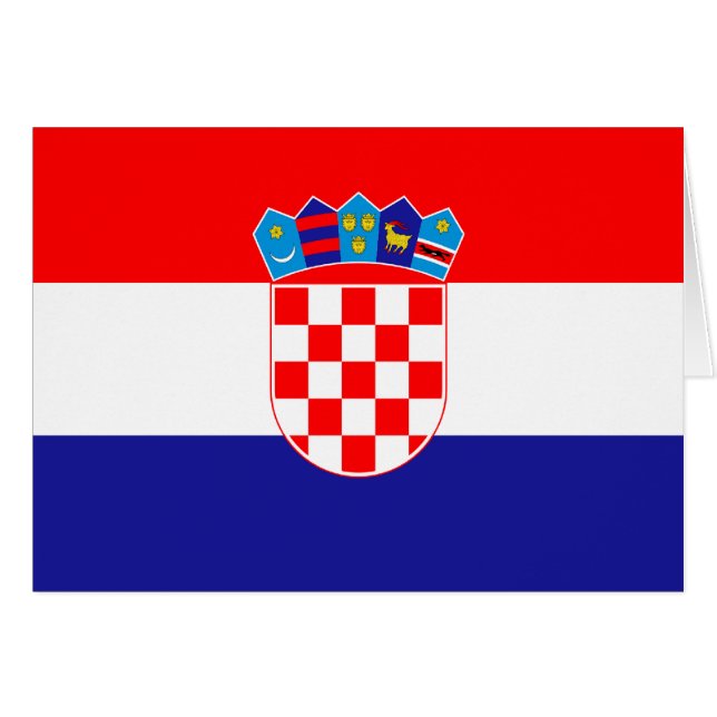 Bandera de Croacia (Anverso (Horizontal))