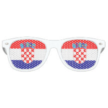 Bandera de Croacia Fiesta sombras gafas de sol