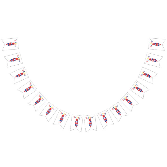 Bandera de Cumpleaños Color Remix (Todo)