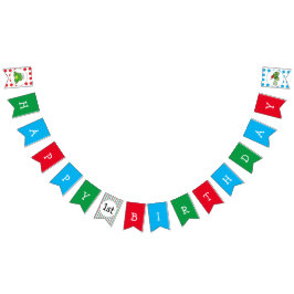Bandera de cumpleaños feliz de la tortuga dulce