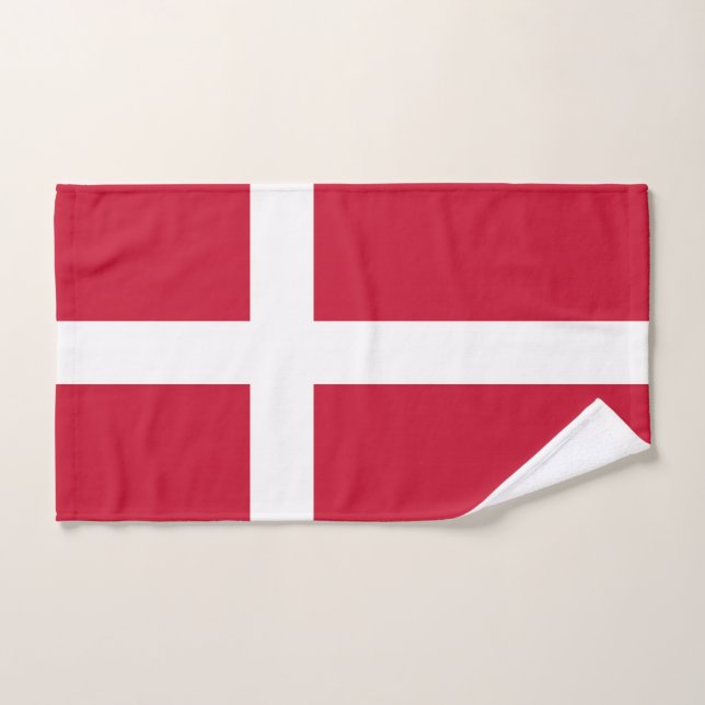 Bandera de Dinamarca (Toalla de mano)