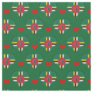 Bandera de Dominica Tela de moda Tela/Dominica