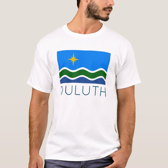 Bandera de Duluth, camiseta de MN (Anverso)