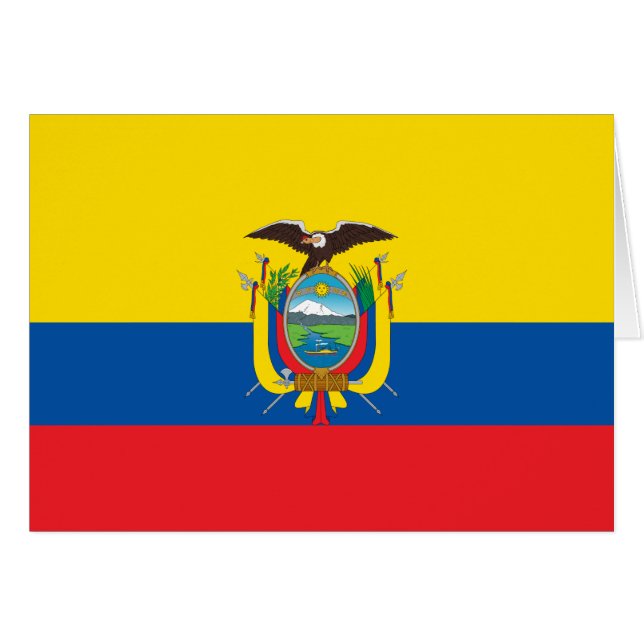 Bandera de Ecuador (Anverso (Horizontal))