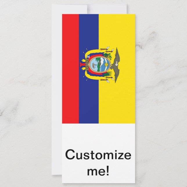 Bandera de Ecuador (Anverso)