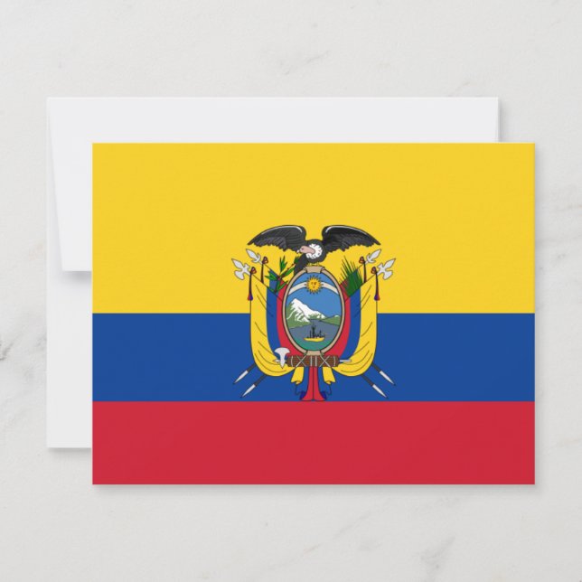 Bandera de Ecuador (Anverso)