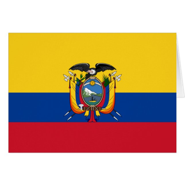 Bandera de Ecuador (Anverso (Horizontal))