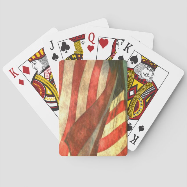 Bandera de EE. UU. - Cartas de Old Glory (Reverso)