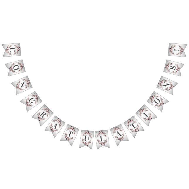 Bandera de embutido blanco rosado (Todo)