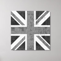 Bandera de época Reino Unido Lienzo envuelto