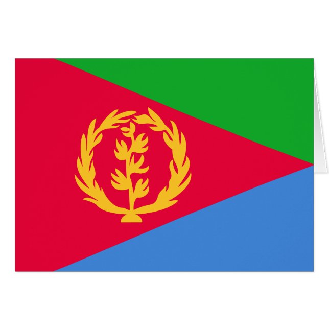 Bandera de Eritrea (Anverso (Horizontal))
