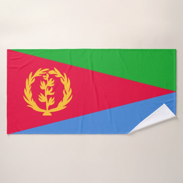 Bandera de Eritrea (Toalla de baño)