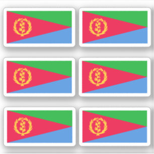 Bandera de Eritrea - Pegatina de recogida