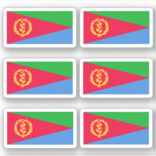 Bandera de Eritrea - un Pegatina de colección