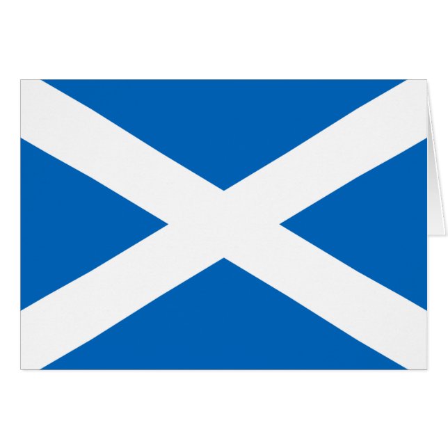 Bandera de Escocia - Bratach na h-Alba (Anverso (Horizontal))