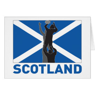 Bandera de Escocia de la bola del tiro del lineout
