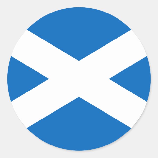 Bandera de Escocia Pegatina (Anverso)