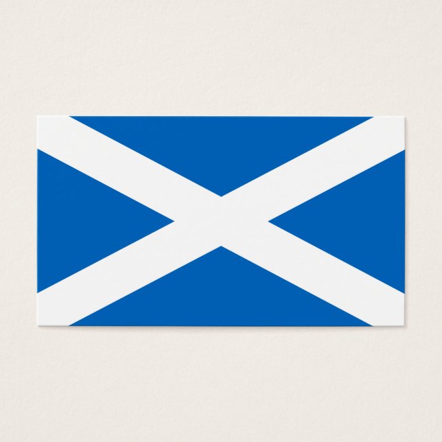 Bandera de Escocia: recuerdo de la bandera escoces (Frente)