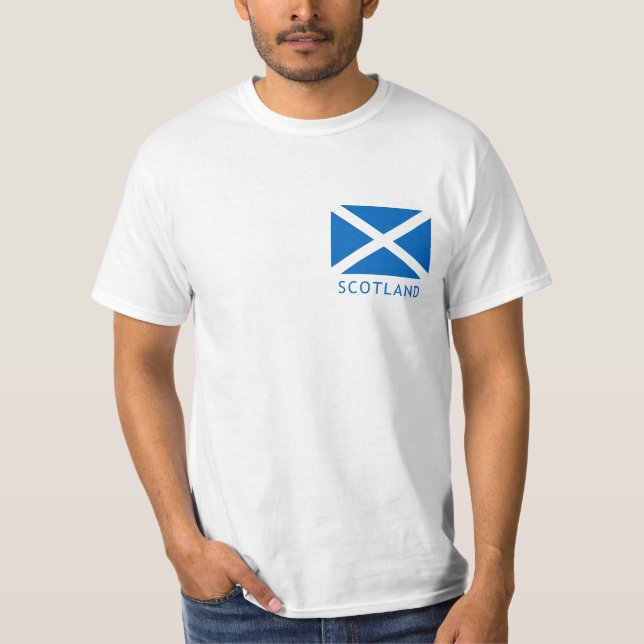 Bandera de Escocia y camiseta Rampant de León (Anverso)