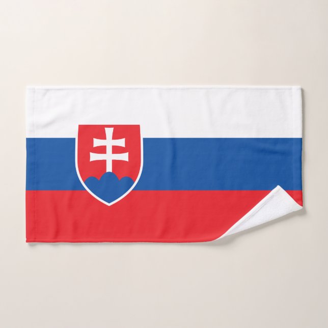 Bandera de Eslovaquia (Toalla de mano)