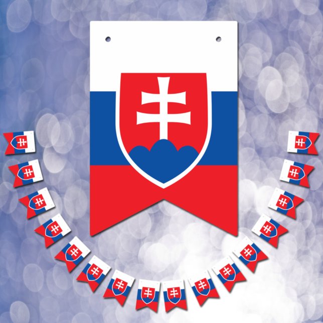Bandera de Eslovaquia y Fiesta Banderas / Bodas (Subido por el creador)