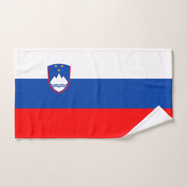 Bandera de Eslovenia (Toalla de mano)