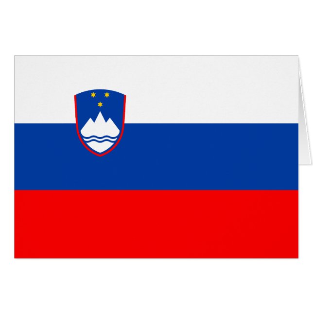 Bandera de Eslovenia (Anverso (Horizontal))