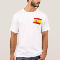 Bandera de España y camiseta del mapa
