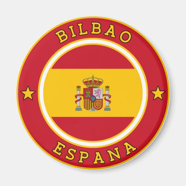 Bandera De España Y Imán De Texto (Frente)