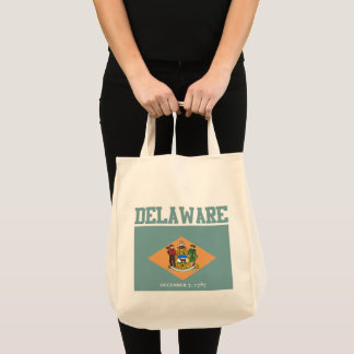 Bandera De Estado Delaware Bolsas De Tote