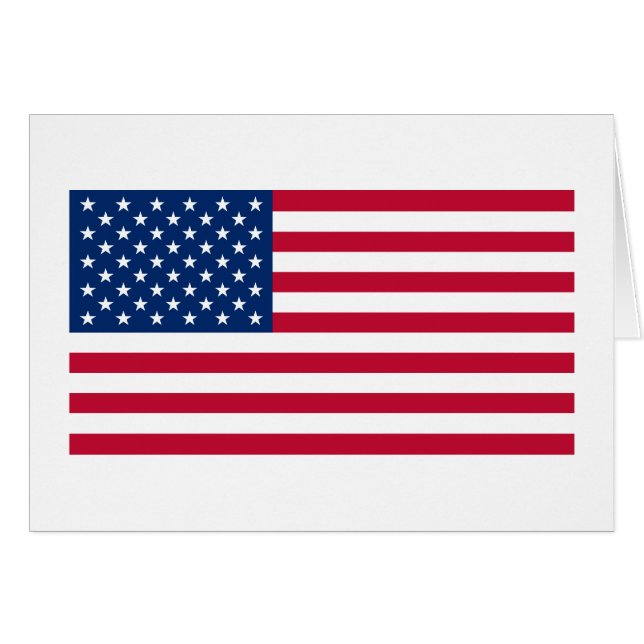 Bandera de Estados Unidos (Anverso (Horizontal))