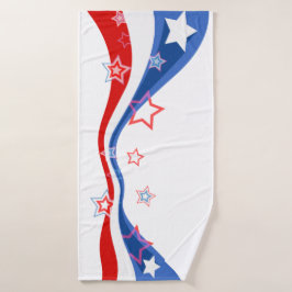 Bandera de Estados Unidos blanca y azul