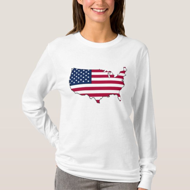 Bandera de Estados Unidos - Camisa (Anverso)