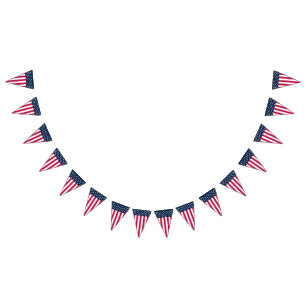 Bandera de Estados Unidos con estrellas y franjas