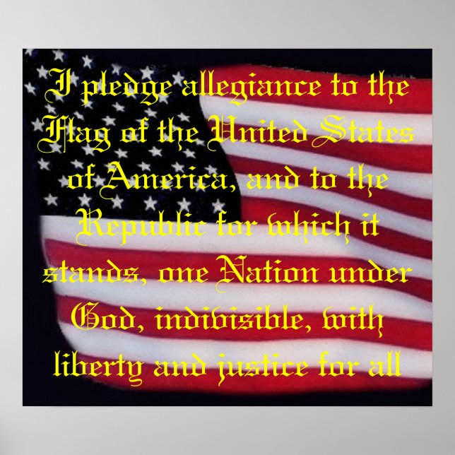 Bandera de Estados Unidos con impresión de sobrepo (Frente)