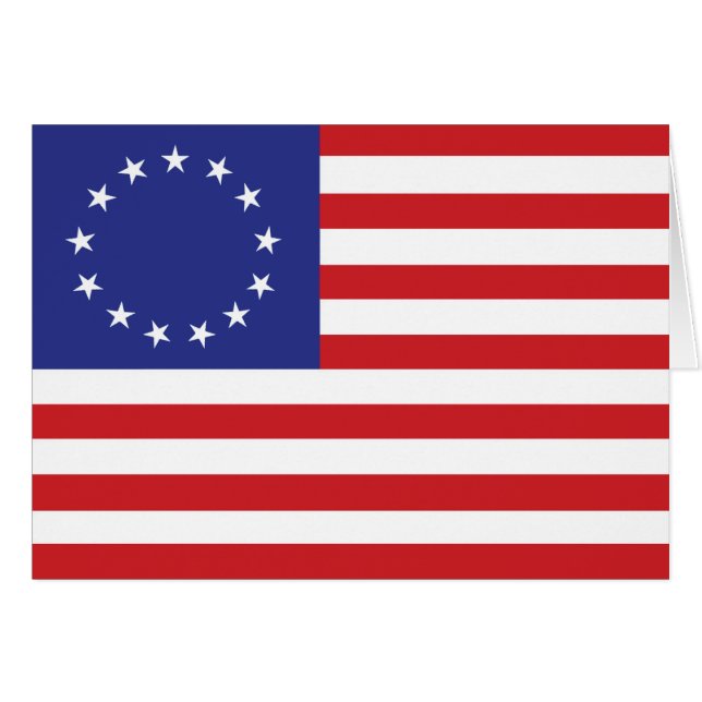 Bandera de Estados Unidos de 13 estrellas (Anverso (Horizontal))